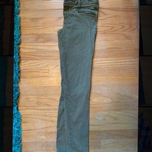 banana republic army green jeans
